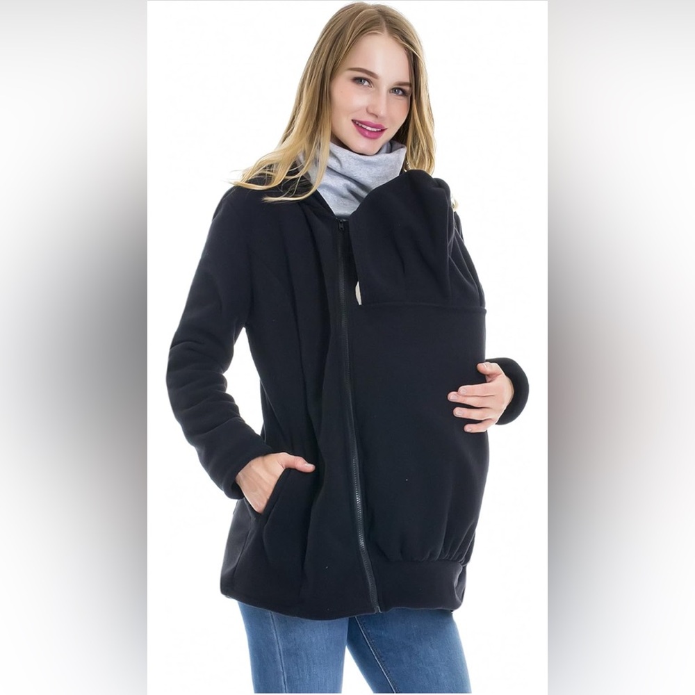 Fleece Baby wearing jacket